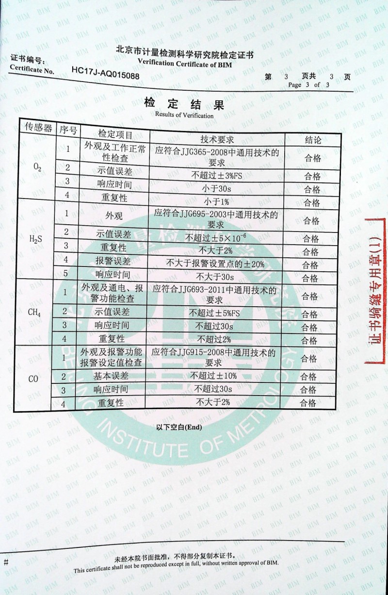 M40 PRO計量證書3