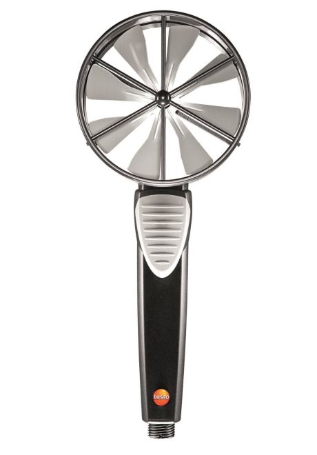 德圖 TESTO 葉輪式風速探頭，直徑100mm，可配合與風量罩使用，用于風量測量，需配連接電纜0430 0100 - 適用于出風口