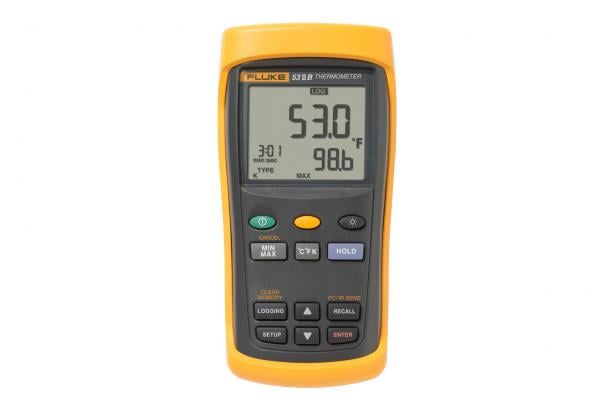 福祿克 Fluke 53-IIB 單通道記錄型接觸式溫度表