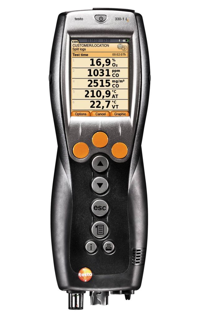 德圖 testo 330-1 LL 專業(yè)型煙氣分析儀 - 增強版煙氣分析儀