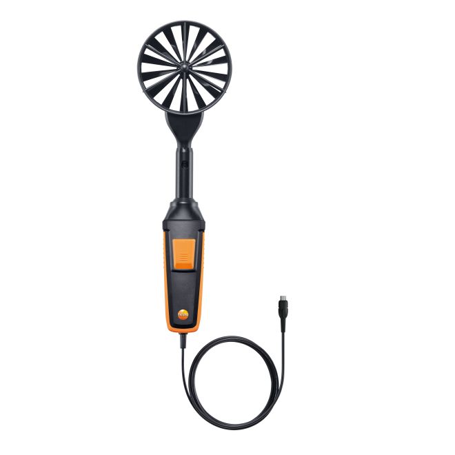 德圖 TESTO 葉輪探頭（? 100 mm） - 包括溫度傳感器，有線