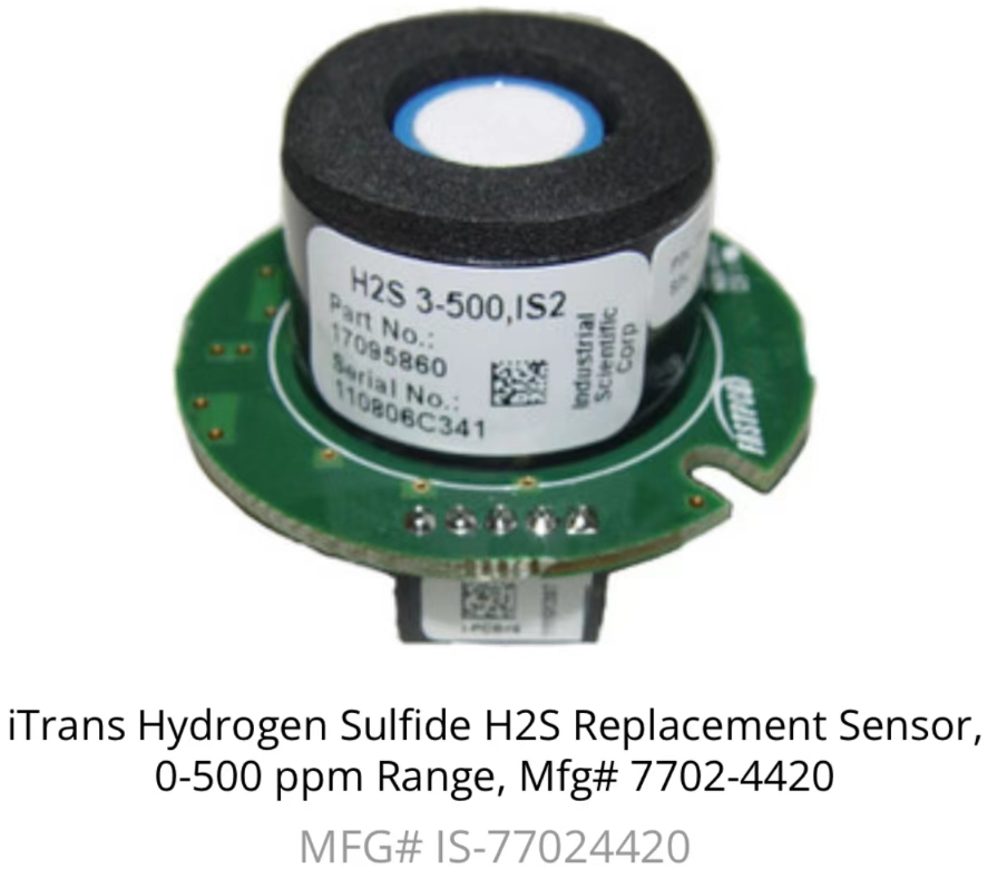 訂貨號：77024420 iTrans2 硫化氫傳感器