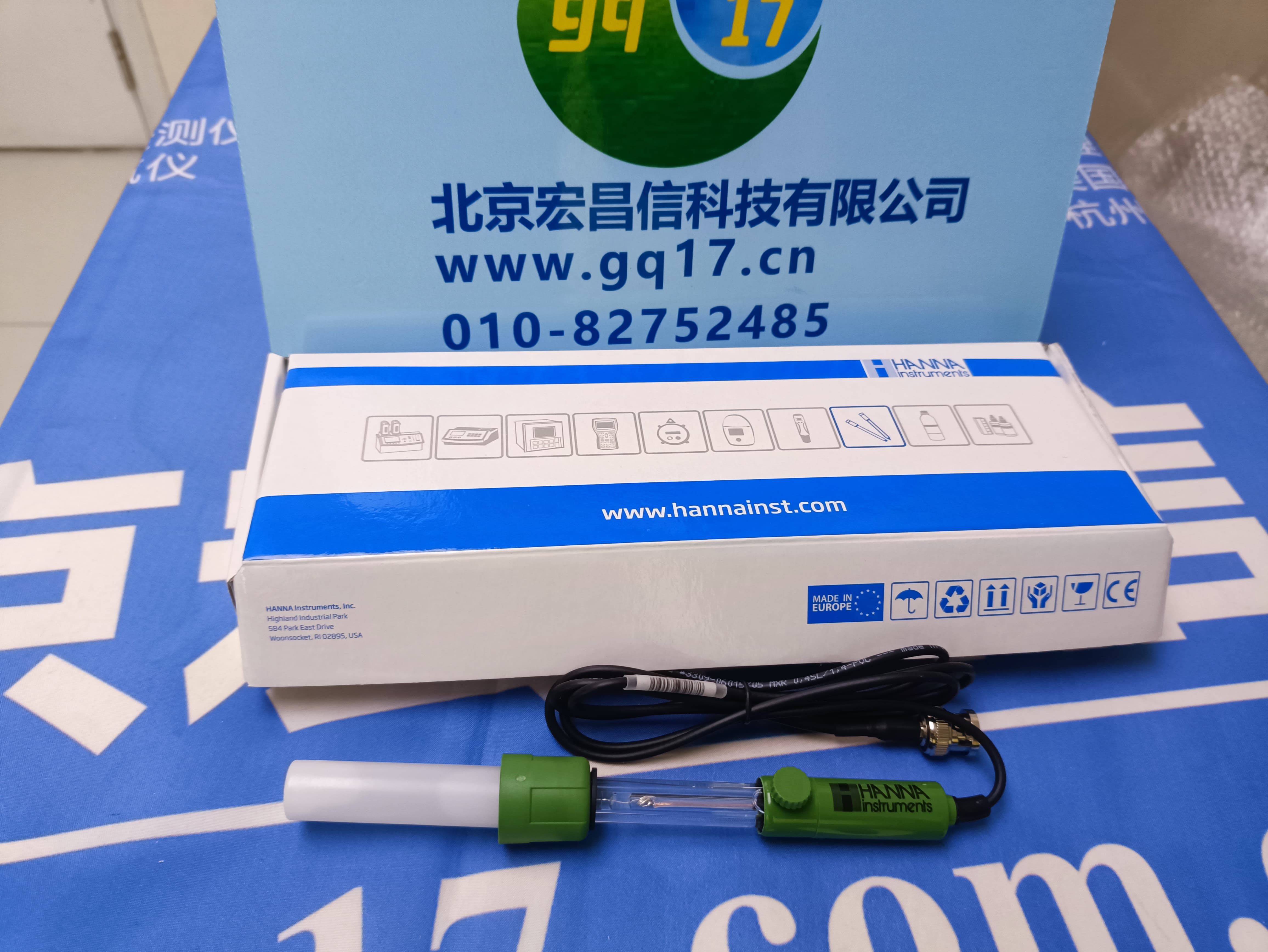 HI1043B 可填充雙透析膜玻璃復合酸度pH電極