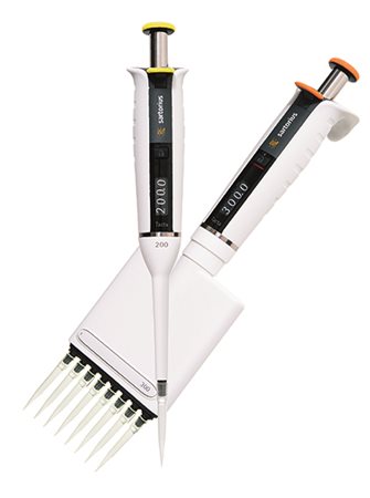 賽多利斯百得Tacta八道手動移液器,30–300μl圖1
